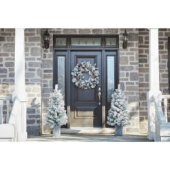 Holiday Living Set Of Two 4-ft Pre-Lit Frosted Porch Christmas Trees 7 Holiday Living Set Of Two 4-ft Pre-Lit Frosted Porch Christmas Trees -Northlight Sales Store 17745124b