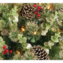 Holiday Living Potted Christmas Decorative Floral Arrangement Incandescent Bulb 3-ft -Northlight Sales Store 17745188b