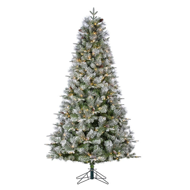 Holiday Living 7.5-ft Pre-Lit Artificial Christmas Tree With 450 Multicoloured LED Lights 3 Holiday Living 7.5-ft Pre-Lit Artificial Christmas Tree With 450 Multicoloured LED Lights
