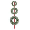 Holiday Living 1-Pack 3 Tier Pre-Lit Battery-Operated Green Artificial Christmas Wreath With Warm White LED Lights -Northlight Sales Store 22805013