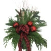 Christmas Arrangement With Ornaments - 9.5-in - Green -Northlight Sales Store 31565119 L
