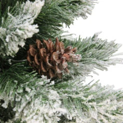 Northlight Artificial Christmas Tree - Pine With Cones And Snow - 6' - Unlit - Green -Northlight Sales Store 330690990 AlternateImage3