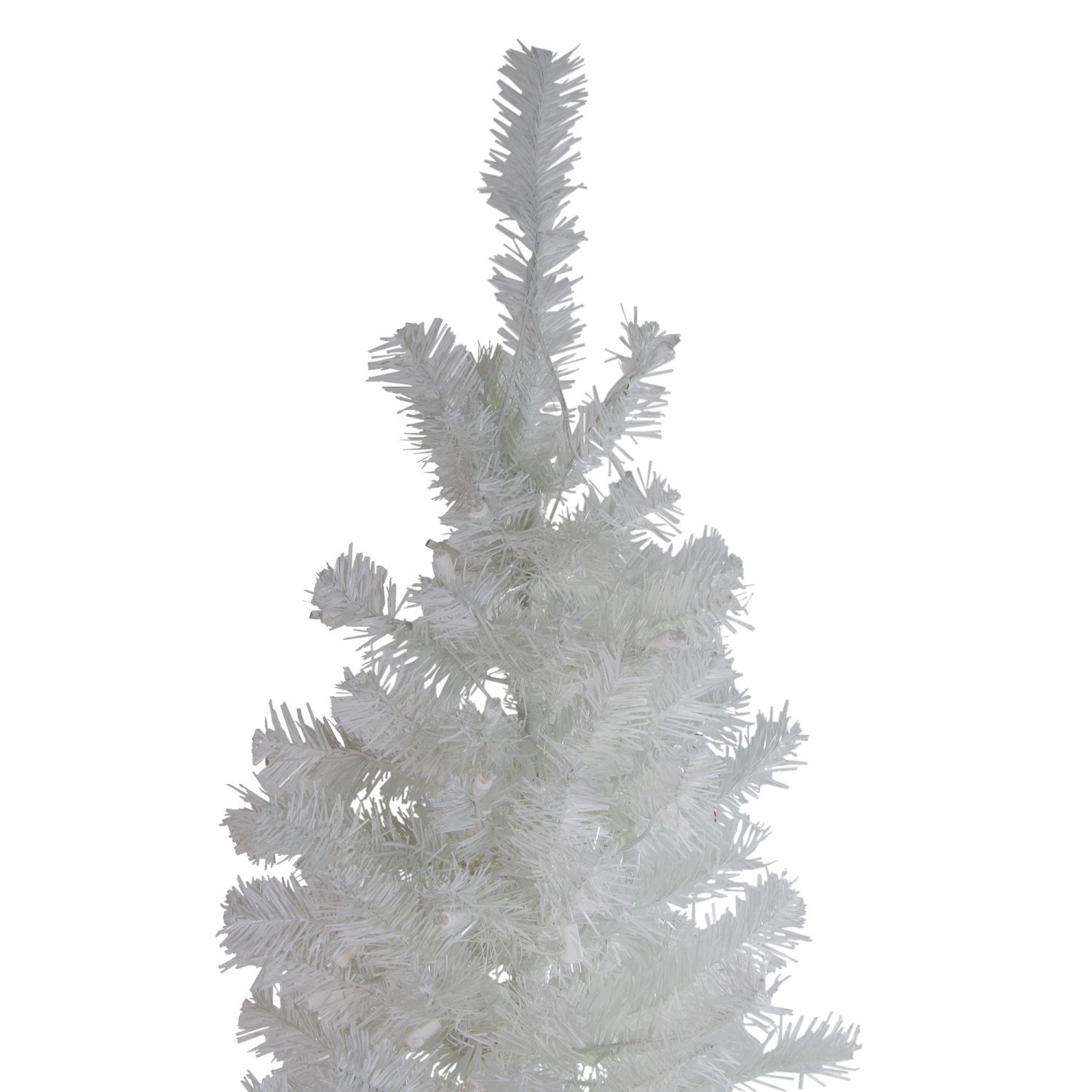 Northlight Winston Pine Slim Artificial Christmas Tree - 6.5-ft - White 5 Northlight Winston Pine Slim Artificial Christmas Tree - 6.5-ft - White - Image 3