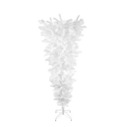 Northlight Upside Down Spruce Medium Christmas Tree - 5.5-ft X 38-in - White