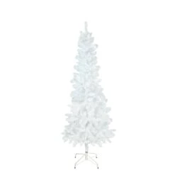 Northlight Spruce Pencil Artificial Christmas Tree - 6-ft X 29-in - White