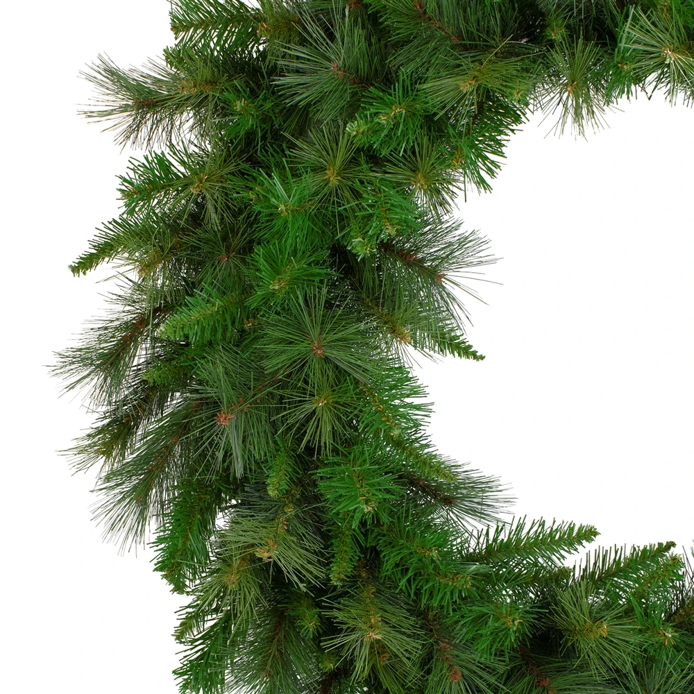 Northlight Canyon Pine Mixed Green Artificial Christmas Wreath - Unlit - 36-in 4 Northlight Canyon Pine Mixed Green Artificial Christmas Wreath - Unlit - 36-in - Image 2