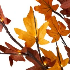 Northlight Pre-Lit LED Brown Maple Artificial Christmas Tree - 6-ft -Northlight Sales Store 330748800 AlternateImage2