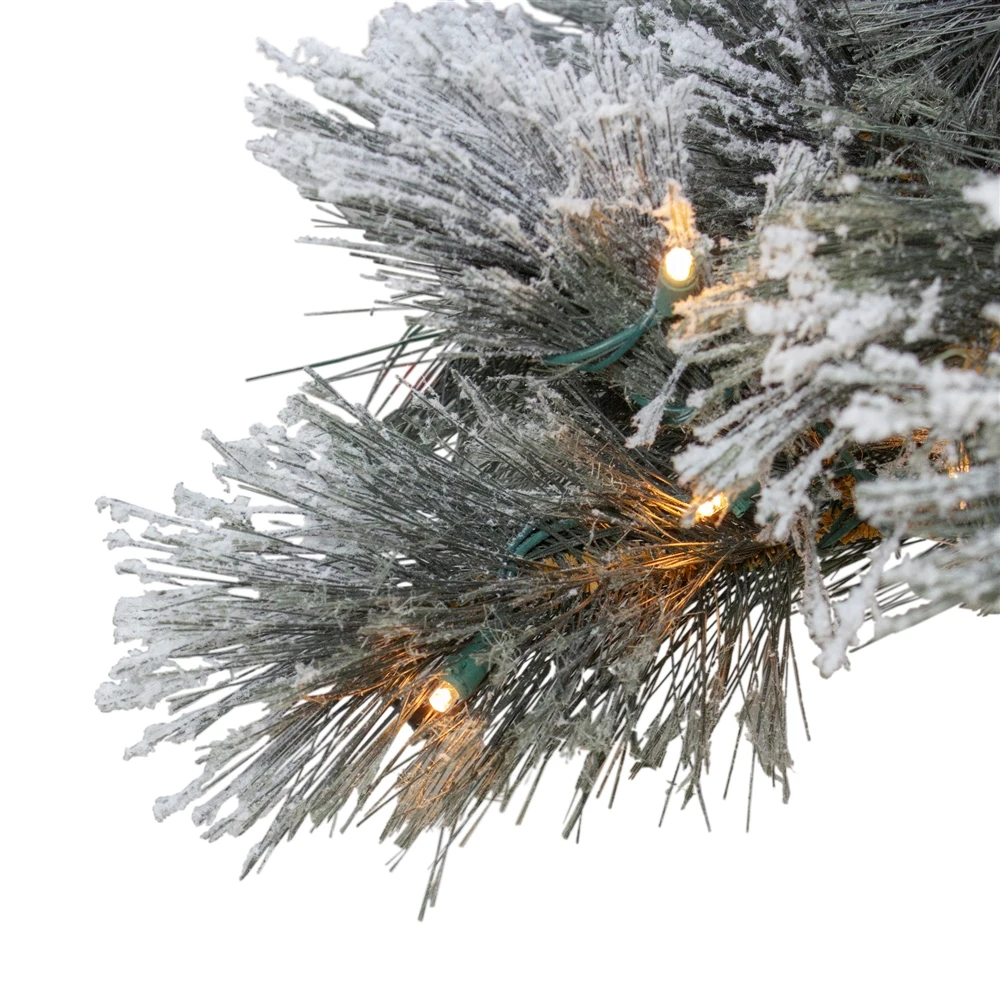 Northlight Pre-Lit LED Black Spruce Artificial Christmas Tree - Clear Lights - 4.5-ft 4 Northlight Pre-Lit LED Black Spruce Artificial Christmas Tree - Clear Lights - 4.5-ft - Image 2