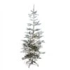 Northlight Pre-Lit Noble Fir Flocked Artificial Christmas Tree -Warm Clear Lights - 9-ft 1 Northlight Pre-Lit Noble Fir Flocked Artificial Christmas Tree -Warm Clear Lights - 9-ft -Northlight Sales Store 330748811 MainImage 001