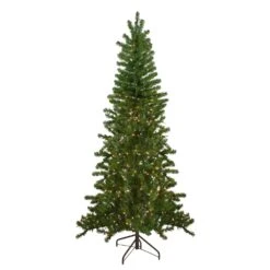 Northlight Pre-Lit Medium Canadian Pine Artificial Christmas Wall Tree - 7.5-ft