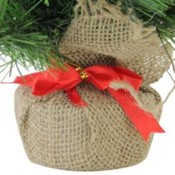 Northlight Mini Pine Medium Artificial Christmas Tree In Burlap Base - Unlit -18-in -Northlight Sales Store 330748826 AlternateImage3