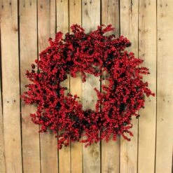 Northlight Red And Brown Artificial Berry Christmas Wreath - 22-in Unlit 7 Northlight Red And Brown Artificial Berry Christmas Wreath - 22-in Unlit -Northlight Sales Store 330748830 AlternateImage2