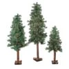 Northlight Set Of 3 Pre-Lit Woodland Alpine Artificial Christmas Trees - 5-ft -Northlight Sales Store 330748833 MainImage 001