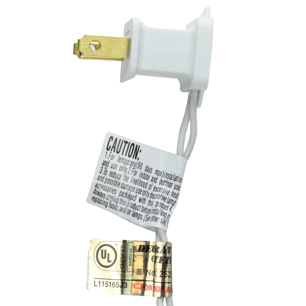 Northlight Pre-Lit White Medium Artificial Christmas Tree - Clear LED Lights - 2-ft 5 Northlight Pre-Lit White Medium Artificial Christmas Tree - Clear LED Lights - 2-ft - Image 3