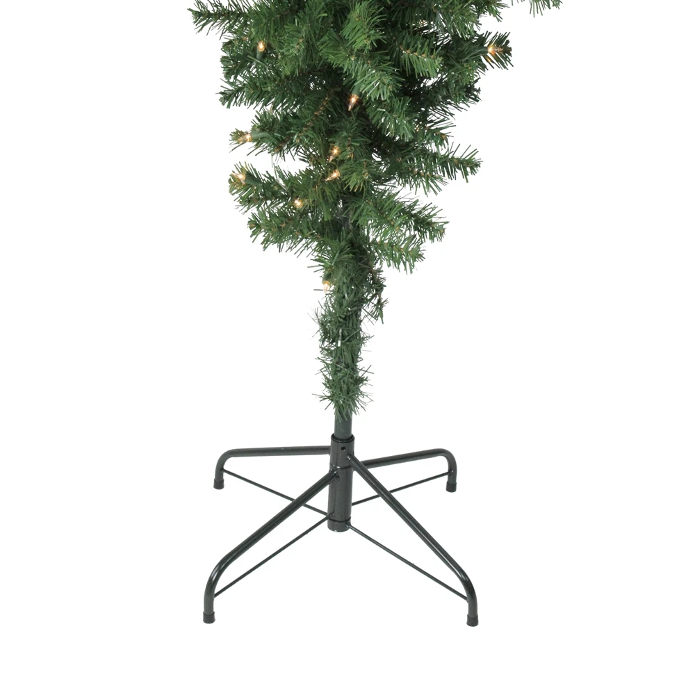 Northlight Pre-Lit Medium Spruce Upside Down Artificial Christmas Tree - 5.5-ft 5 Northlight Pre-Lit Medium Spruce Upside Down Artificial Christmas Tree - 5.5-ft - Image 3