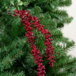 Northlight Vintage Romance Hanging Red Berries Artificial Christmas Spray - 60-in 7 Northlight Vintage Romance Hanging Red Berries Artificial Christmas Spray - 60-in -Northlight Sales Store 330749351 AlternateImage2