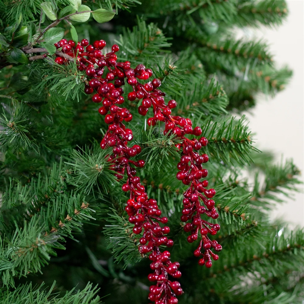 Northlight Vintage Romance Hanging Red Berries Artificial Christmas Spray - 60-in 5 Northlight Vintage Romance Hanging Red Berries Artificial Christmas Spray - 60-in - Image 3