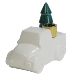 Northlight Ceramic Truck With Christmas Tree Taper Candlestick Holder - 6-in -White 9 Northlight Ceramic Truck With Christmas Tree Taper Candlestick Holder - 6-in -White -Northlight Sales Store 330751517 AlternateImage3