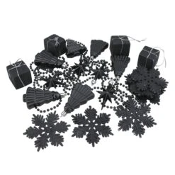 Northlight Shatterproof 4-Finish Christmas Ornaments - 5.5-in - Jet Black - 125 Piece 9 Northlight Shatterproof 4-Finish Christmas Ornaments - 5.5-in - Jet Black - 125 Piece -Northlight Sales Store 330751534 AlternateImage3