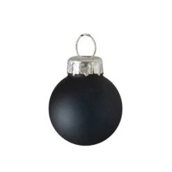 Northlight Shiny And Matte Glass Ball Christmas Ornaments - 2.5-in - Black - 9 Piece -Northlight Sales Store 330751538 AlternateImage1