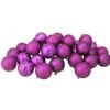 Northlight Shatterproof 4-Finish Christmas Ball Ornaments - 3.25-in - Violet - 32 Piece -Northlight Sales Store 330751544 MainImage 001 l