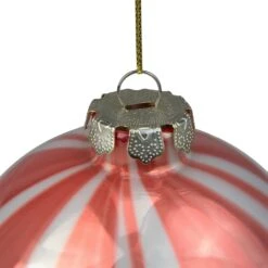 Northlight Marbled Glass Christmas Ball Ornament - 4-in - Mahogany Red -Northlight Sales Store 330751606 AlternateImage1