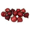 Northlight Contemporary Christmas Ornaments - 3.75-in - Red And Gold - 12 Piece -Northlight Sales Store 330751662 MainImage 001