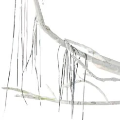 Northlight Tinsel Icicle Strands Christmas Decorations 18-in - 1000-Pcs - Silver -Northlight Sales Store 330751727 AlternateImage3