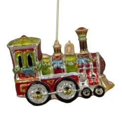 Northlight Contemporary Train Christmas Ornament - 5.5-in - Red And Green -Northlight Sales Store 330751733 AlternateImage3
