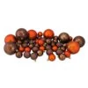 Northlight Shatterproof 4-Finish Christmas Ornaments - Chocolate Brown And Burnt Orage - 125 Piece -Northlight Sales Store 330751750 MainImage 001