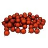 Northlight Shatterproof Matte Christmas Ball Ornaments - 2.5-in - Burnt Orange - 60 Piece -Northlight Sales Store 330751762 MainImage 001 l
