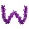 Northlight Metallic Tinsel Artificial Christmas Garland - Unlit - 9-ft X 12-in - Purple -Northlight Sales Store 330751770 MainImage 001