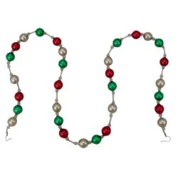 Northlight Beaded Garland With Christmas Ornaments 30-in - 18-Pcs - Red And Green 11 Northlight Beaded Garland With Christmas Ornaments 30-in - 18-Pcs - Red And Green -Northlight Sales Store 330751774 AlternateImage4