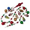 Northlight Beaded Garland With Christmas Ornaments 30-in - 18-Pcs - Red And Green -Northlight Sales Store 330751774 MainImage 001