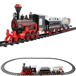 Northlight 13-Piece Black Battery Operated Lighted Animatronic Christmas Express Train Set -Northlight Sales Store 330751803 AlternateImage2