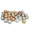 Northlight Subtle Coloured Shatterproof 2-Finish Christmas Ball Ornaments - 3.25-in - 32 Piece -Northlight Sales Store 330751817 MainImage 001 l