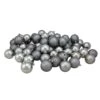 Northlight Shatterproof 4-Finish Christmas Ball Ornaments - 2.5-in - Pewter Gray - 60-Piece 2 Northlight Shatterproof 4-Finish Christmas Ball Ornaments - 2.5-in - Pewter Gray - 60-Piece -Northlight Sales Store 330751822 MainImage 001