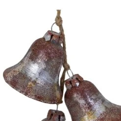 Northlight Rustic Finish String Of Bells Glass Christmas Ornament - 5-in - Silver And Brown -Northlight Sales Store 330751824 AlternateImage2