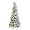 Vickerman 5-ft Leg Base Kodiak Spruce Full Right Side Up Flocked White Artificial Christmas Tree 1 Vickerman 5-ft Leg Base Kodiak Spruce Full Right Side Up Flocked White Artificial Christmas Tree -Northlight Sales Store 330898951 MainImage 001