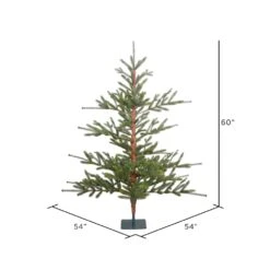 Vickerman 5-ft Leg Base Full Bed Rock Pine Right Side Up Green Artificial Christmas Tree 8 Vickerman 5-ft Leg Base Full Bed Rock Pine Right Side Up Green Artificial Christmas Tree -Northlight Sales Store 330898962 AlternateImage2