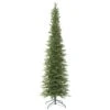 Vickerman 7.5-ft Leg Base Bixley Pencil Pine Slim Right Side Up Green Artificial Christmas Tree 2 Vickerman 7.5-ft Leg Base Bixley Pencil Pine Slim Right Side Up Green Artificial Christmas Tree -Northlight Sales Store 330898971 MainImage 001