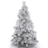 Vickerman 6.5-ft Alberta Pine Full Right Side Up Flocked White Artificial Christmas Tree With Leg Base -Northlight Sales Store 330898995 MainImage 001