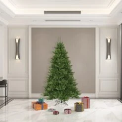 Vickerman 6.5-ft Leg Base Camdon Fir Full Right Side Up Green Artificial Christmas Tree -Northlight Sales Store 330899002 AlternateImage5