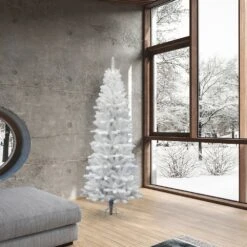 Vickerman 6.5-ft Leg Base Salem Pine Slim Right Side Up White Artificial Christmas Tree -Northlight Sales Store 330899014 AlternateImage4