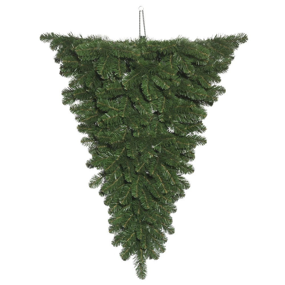 Vickerman 4-ft Leg Base Oregon Fir Full Upside Down Green Artificial Christmas Tree 3 Vickerman 4-ft Leg Base Oregon Fir Full Upside Down Green Artificial Christmas Tree