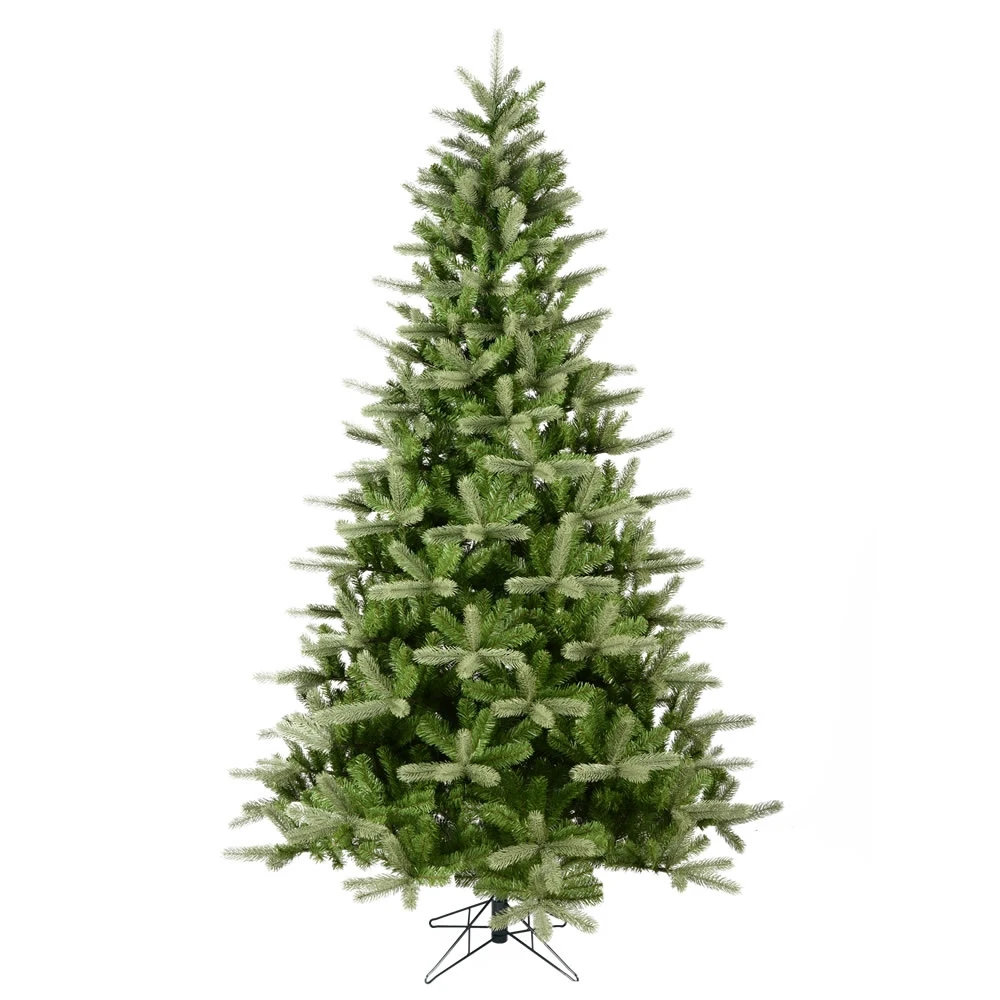 Vickerman 7.5-ft Leg Base King Spruce Full Right Side Up Green Artificial Christmas Tree 3 Vickerman 7.5-ft Leg Base King Spruce Full Right Side Up Green Artificial Christmas Tree