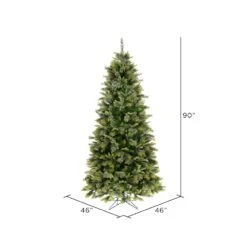 Vickerman 7.5-ft Leg Base Cashmere Pine Slim Right Side Up Green Artificial Christmas Tree -Northlight Sales Store 330899045 AlternateImage2