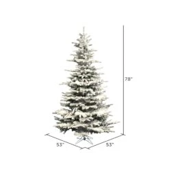 Vickerman 6.5-ft Leg Base Grand Fir Full Right Side Up Flocked Green Artificial Christmas Tree 8 Vickerman 6.5-ft Leg Base Grand Fir Full Right Side Up Flocked Green Artificial Christmas Tree -Northlight Sales Store 330899057 AlternateImage2