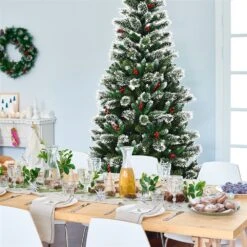 Costway 8-ft Full Green Artificial Christmas Tree 9 Costway 8-ft Full Green Artificial Christmas Tree -Northlight Sales Store 330902789 AlternateImage4