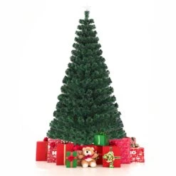 Costway 5-ft Pre-Lit Full Green Artificial Christmas Tree With 180 Constant Warm White LED Lights -Northlight Sales Store 330902792 AlternateImage7